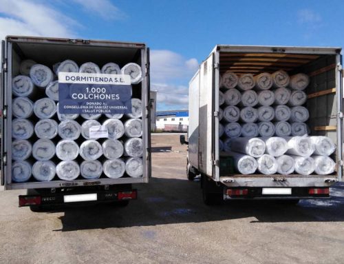 Dormitienda dona 1.000 colchones y pantallas protectoras a la sanidad valenciana